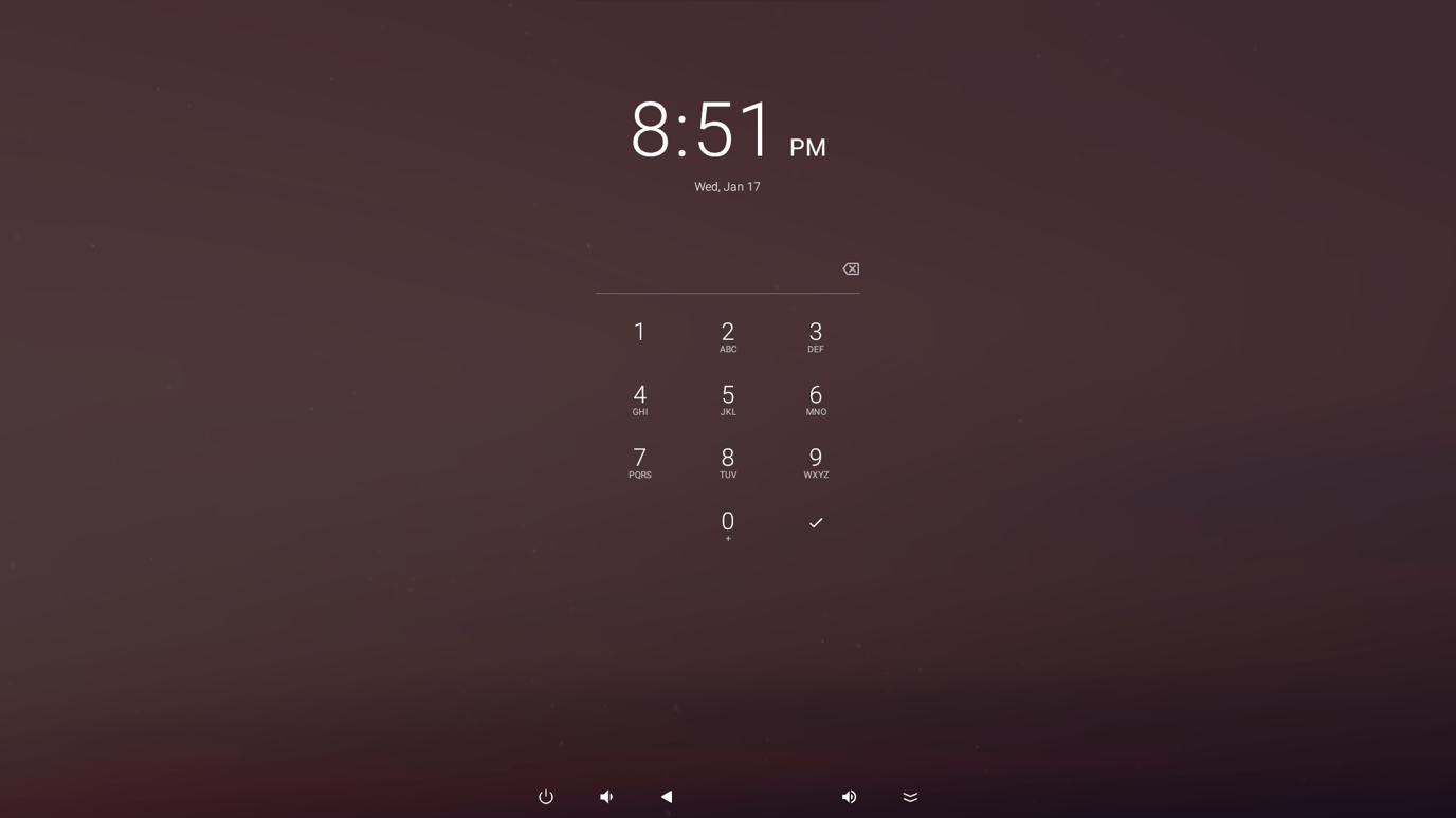 Android Lock Screen, Locked